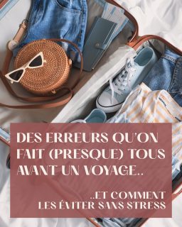 🛫Avant le départ, on a souvent la tête pleine… Et malgré toute la bonne volonté du monde, il y a toujours un petit détail qui peut nous échapper.

Dans ce carrousel, je vous partage trois oublis que je vois (très) souvent — et surtout, comment les éviter simplement. 🧳

Parce que bien préparer son voyage, c’est aussi se laisser plus de place pour en profiter. 🌍✨

Un voyage à prévoir ? On oublie tou·te·s des choses, surtout avant un départ. Mais certains oublis peuvent vraiment gâcher l’arrivée.

Si vous voulez être sûr·e de partir l’esprit tranquille, je suis là pour vous aider à tout anticiper, sans surcharge ni prise de tête.
 📩 Un simple message et je vous accompagne avec plaisir.

#voyageorganisé #astucesvoyage #conseilvoyage #travelplanner #préparersonvoyage #voyagepersonnalisé #checklistvoyage #partirtranquille #futursvoyageurs #vacances2025 #voyageauthentique #préparationvoyage #voyageencouple #voyageentreamis #compositricedevoyage #anankè